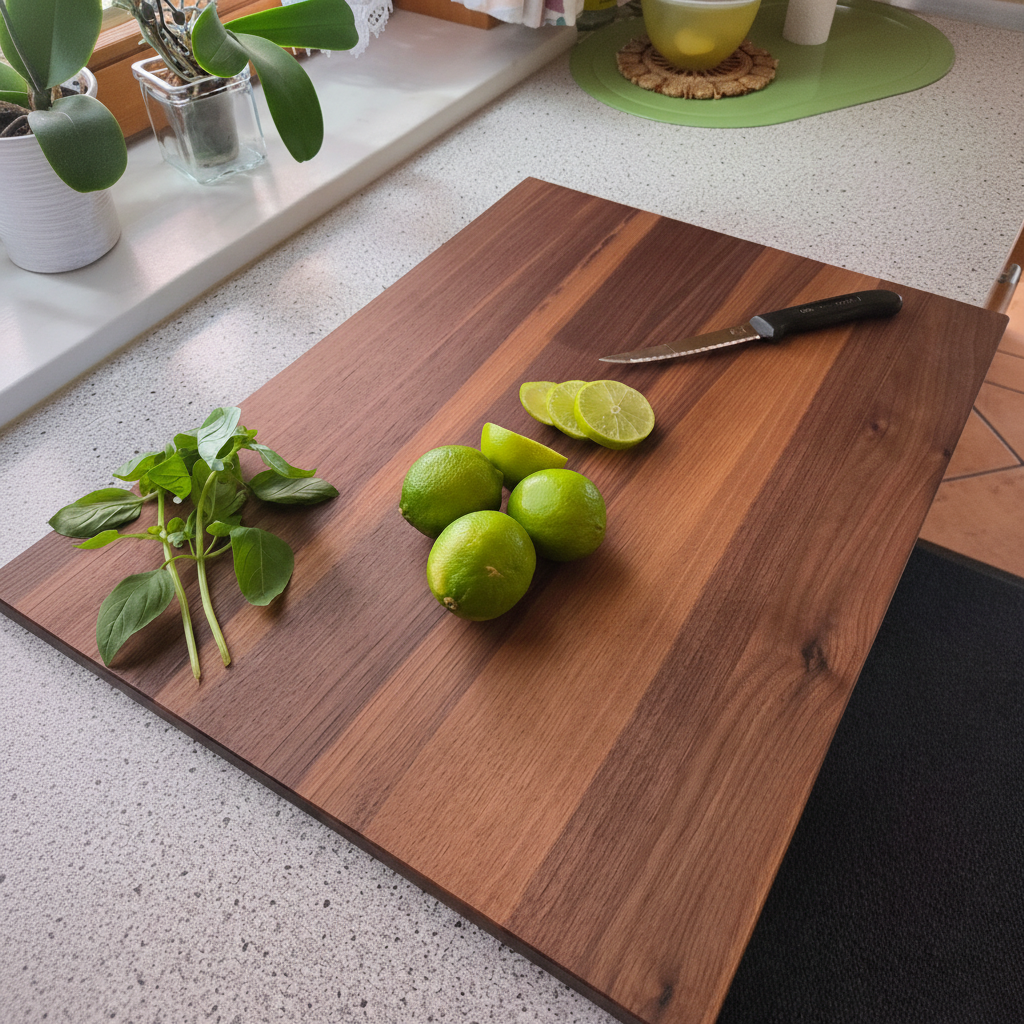 Bestseller Kollektion mit handgefertigten Schneidebrettern und Möbeln aus hochwertigem Holz