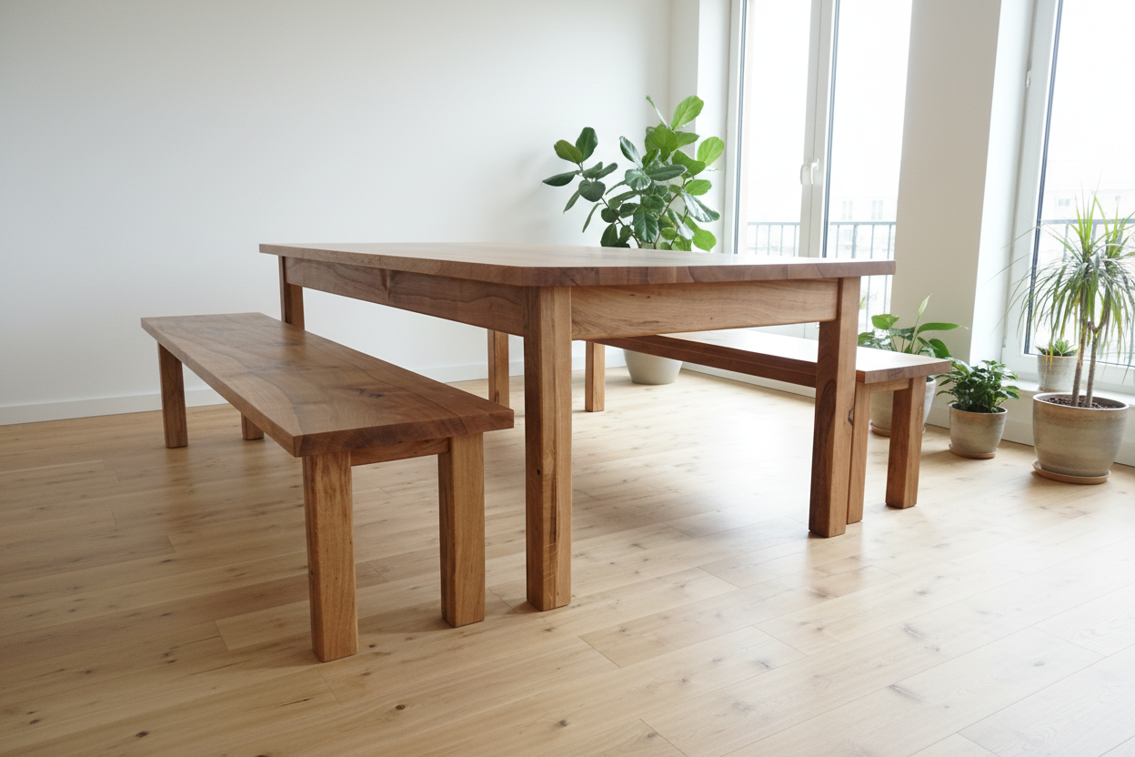 Massive Möbel aus hochwertigen Materialien mit zeitlosem, modernem Design