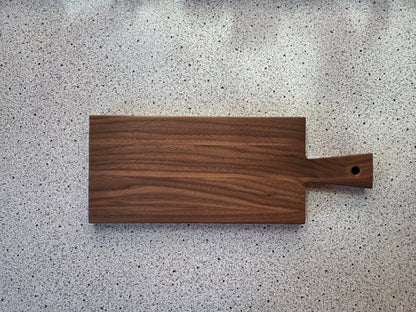 Vesperbrett Elba Handliches Massivholzbrett mit Griff