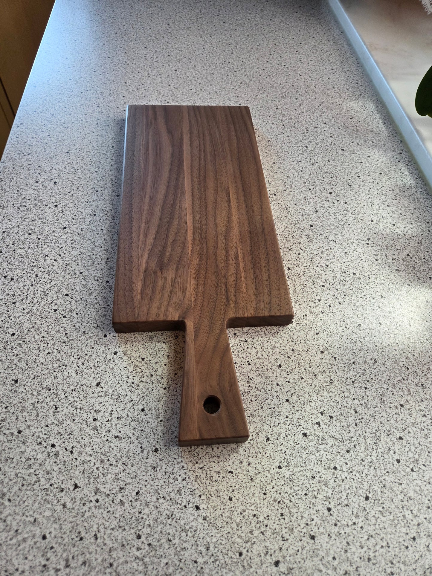 Vesperbrett Elba Handliches Massivholzbrett mit Griff