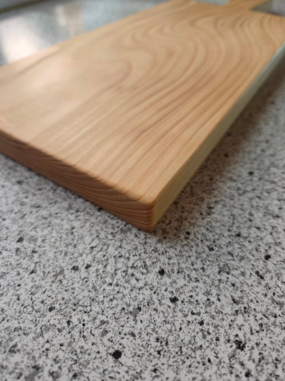 Vesperbrett Elba Handliches Massivholzbrett mit Griff