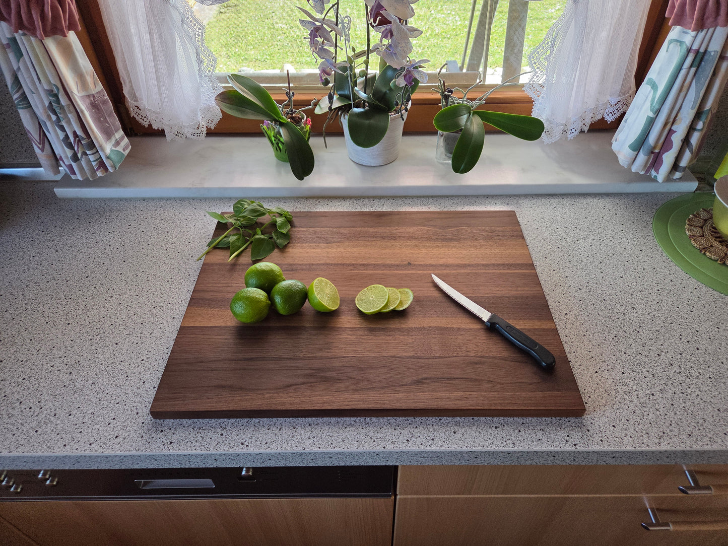 Schneidebrett Mykonos Rechteckiges Schneidebrett aus massivem Holz
