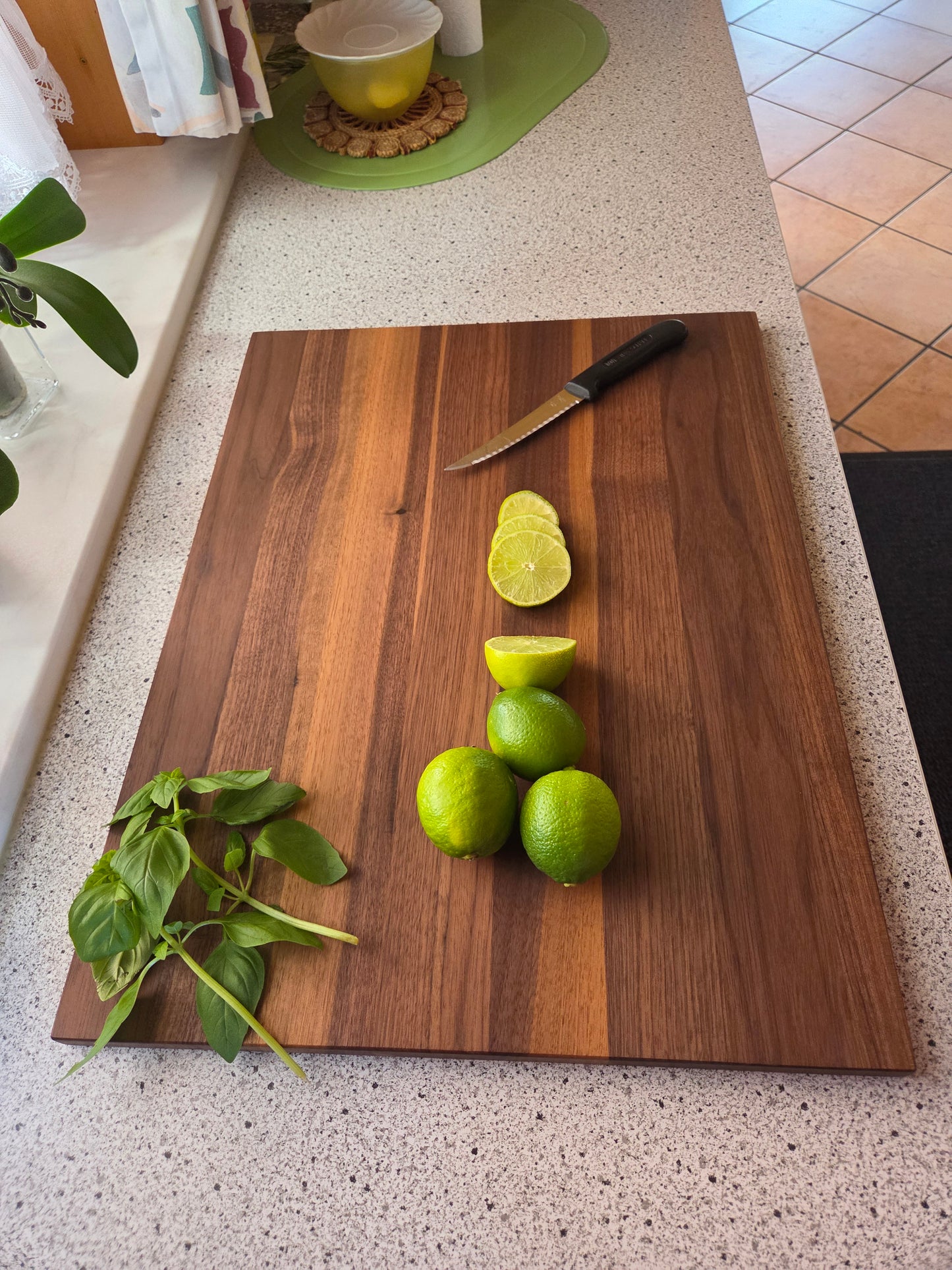 Schneidebrett Mykonos Rechteckiges Schneidebrett aus massivem Holz
