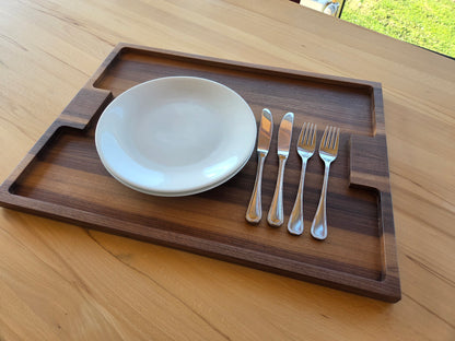 Serviertablett Capri aus Massivholz – stilvoll und praktisch