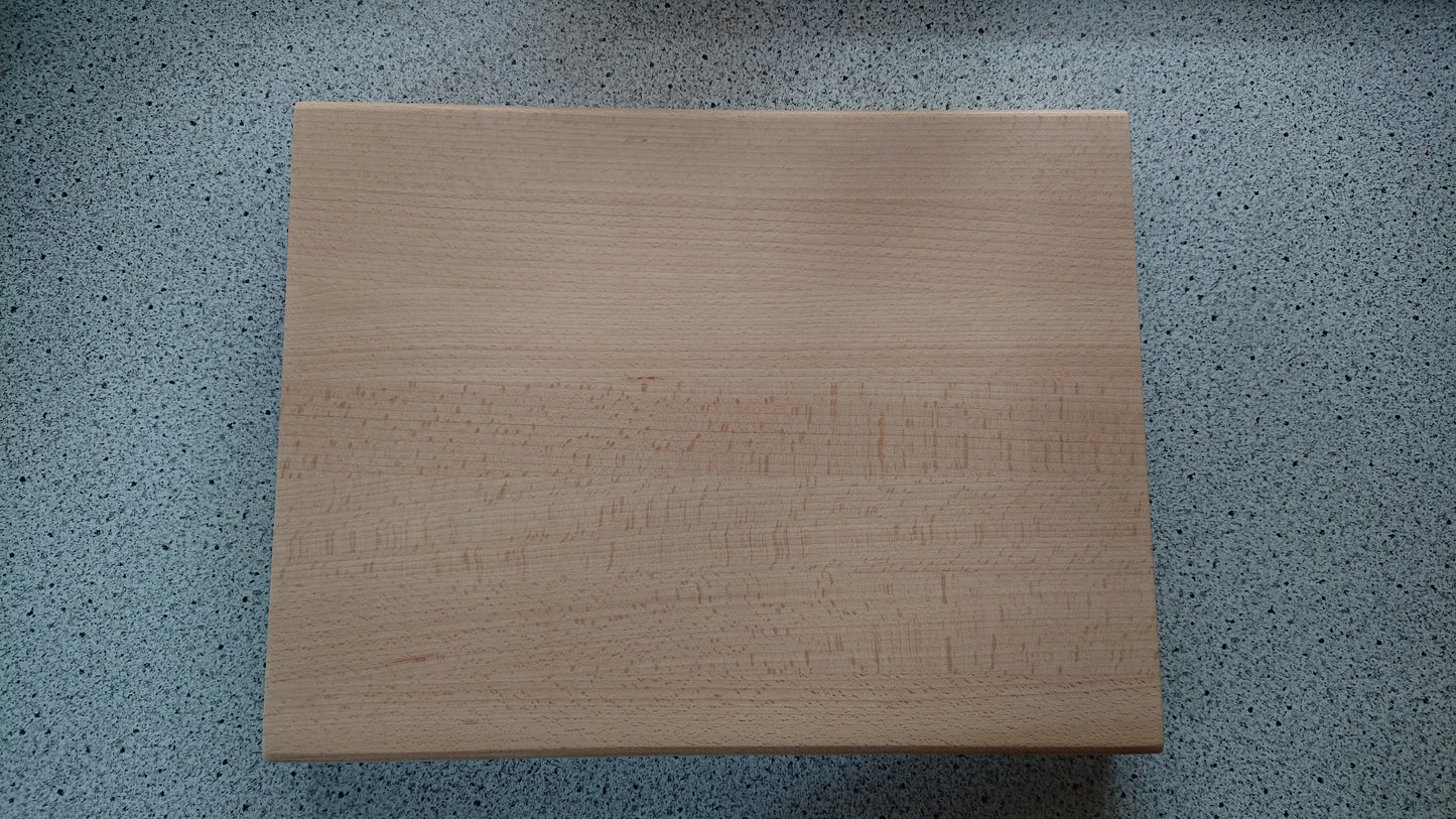 Schneidebrett Aruba Massivholzbrett mit Teller Auffangsystem