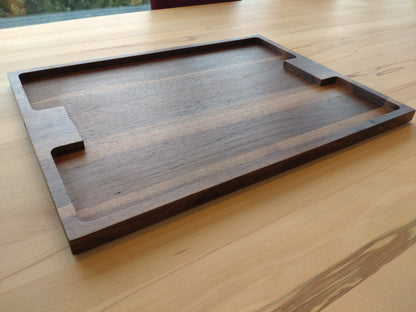 Serviertablett aus Massivholz