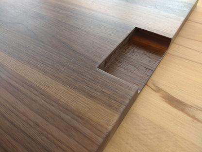Serviertablett aus Massivholz