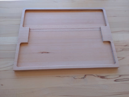 Serviertablett aus Massivholz