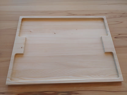 Serviertablett aus Massivholz