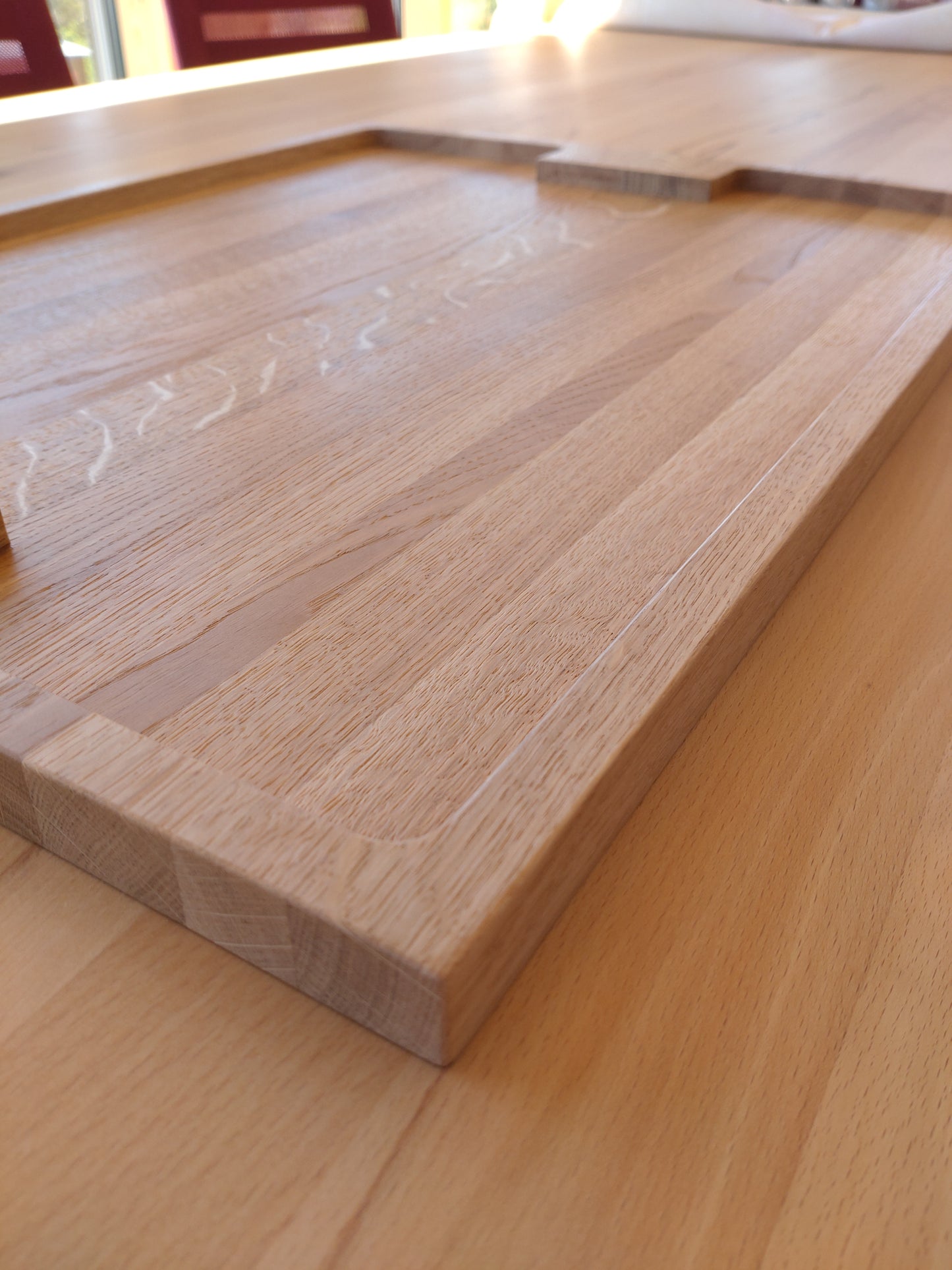 Serviertablett aus Massivholz