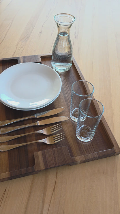 Serviertablett Capri aus Massivholz – stilvoll und praktisch