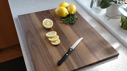 Schneidebrett Ibiza Servier & Schneidebrett mit Griffen aus massivem Holz