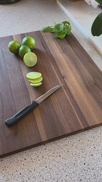 Schneidebrett Mykonos Rechteckiges Schneidebrett aus massivem Holz