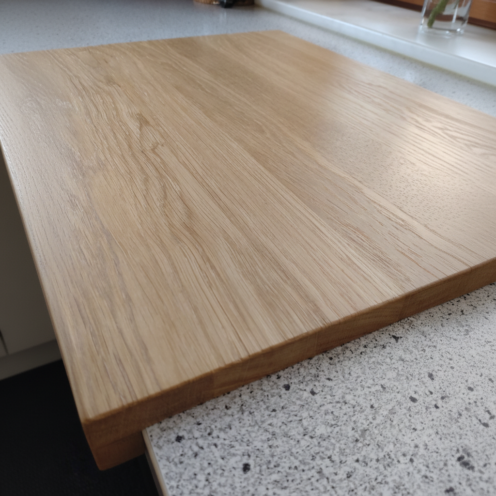 Schneidebrett „Madeira“ aus Eichenholz, geölte Oberfläche, Vorderansicht