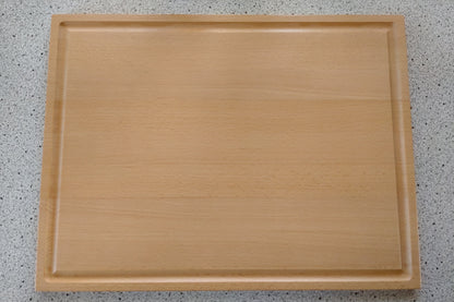 Schneidebrett Santorini Massives Holzbrett mit Saftrille